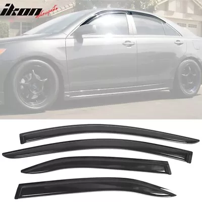 Fits 07-11 Toyota Camry Window Visors Acrylic Sun Guard Rain Deflectors 4PC Set • $24.98