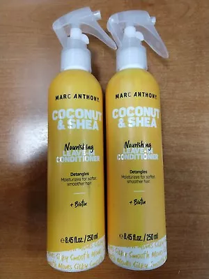 2 Bottles: Marc Anthony Coconut & Shea Leave-in Conditioner 8.45 Oz. (1473) R4P6 • $18.99