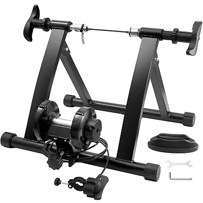 VEVOR Magnetic Bike Trainer Stand 8 Resistance Level For Indoor Exercise Fitness • $63.99