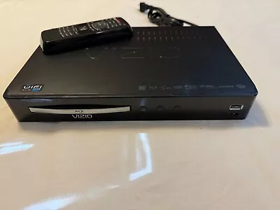 VIZIO Smart Wifi Internet HDMI DVD Blu Ray Player Model VBR-122 Black W/Remote • $25