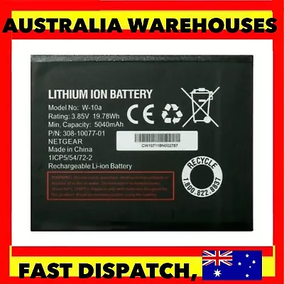 Battery For Telstra Netgear Nighthawk M2 MR2100 P/N 308-10077-01 W-10a V2 • $23.98