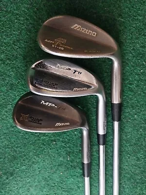 Mizuno Wedges 51° 54° 58° GrainFlow Forged Buttery Steel Shaft Quad Cut Grooves • $74.99