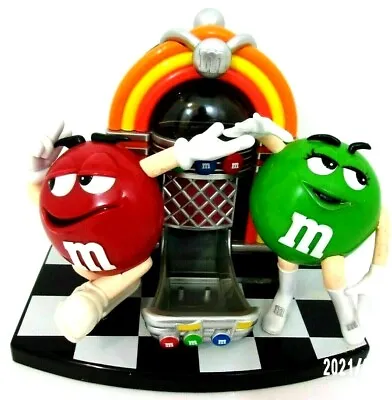 Mars Inc M & M Jukebox Rock And Roll Cafe Candy Refillable With 2 FREE Gifts • $23.32