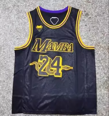 Throwback BRYANT #24 Mamba  Basketball Jersey Stitched Custom S-6XL • $24.99