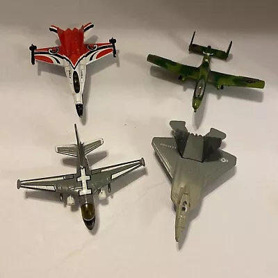 Diecast Military Airplane Lot Of 4- Matchbox Maistro Lookhead • $8.99