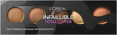 L'Oreal Infallible Total Cover Concealer Full Coverage Palette 10g • £7.99