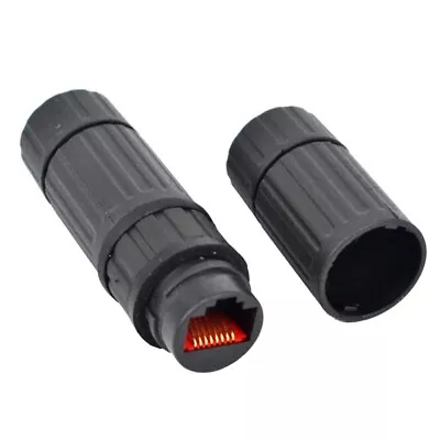 M16 Waterproof IP68 RJ45 Female To Female Connector Adapter Ethernet Network LAN • $9.90