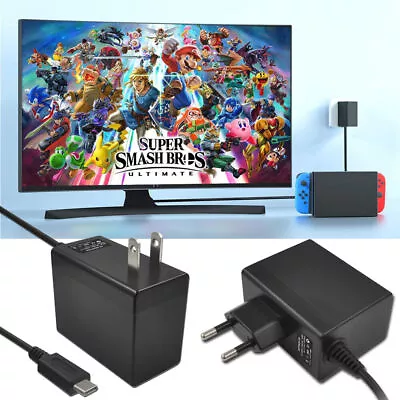 Charger Adapter For Nintendo Switch Mains Adaptor Plug Charging Power Supply • $16.59