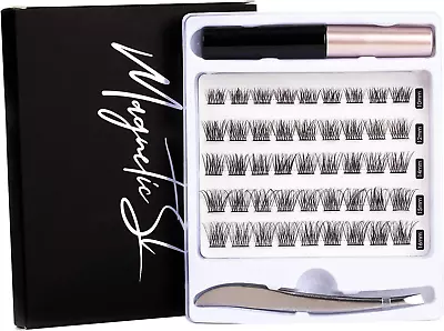 Individual Lashes 45 Cluster Lashes DIY False Eyelashes Natural Look C Curl Soft • £7.42