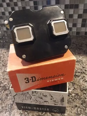 Vintage View Master Model E In Box 3D Dimensional Viewer Sawyers Viewer L635 • $12