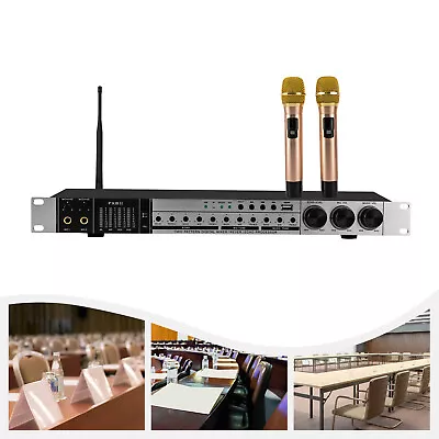 Digital Mixer Microphone KTV Karaoke Audio Processor USB /Bluetooth Input Audio • $156.75