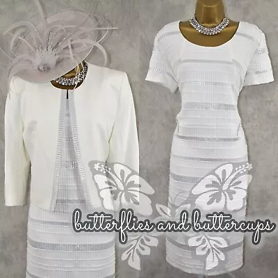 MAMMA MIA Size 18 BNWT Dress And Jacket NIGEL RAYMENT Hatinator Mother Of Bride • £149.99