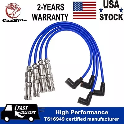 $20.59 • Buy 8MM Spark Plug Wire Set 27588 For VW Beetle Bora Golf City GTI Jetta City 2.0L