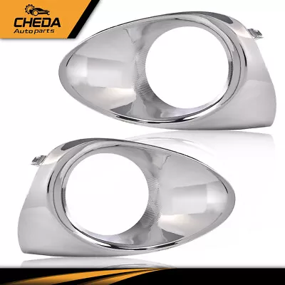 2Pcs Fog Light Lamp Chrome Bezel Left+Right Fit For Lexus RX450h RX350 SUV NEW • $13.52