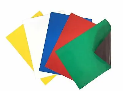 Colour PVC Soft Flexible Magnet Magnetic Rubber Plate Sheet A4 Size School Home  • £2.99