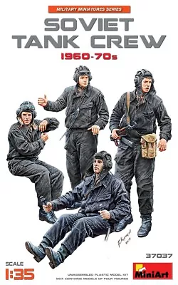 MIN37037 - Miniart 1:35 - Soviet Tank Crew 1960-70s • £13.75