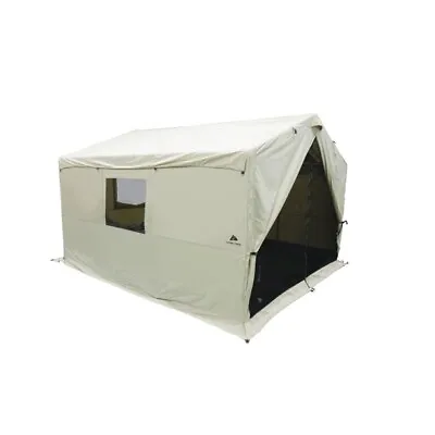 Ozark Trail 12-ft X 10-ft Beige Wall Tent With Stove Jack Sleeps 6 Large Room • $350