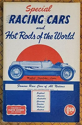 $99.99 • Buy Vintage 1950 Racing Cars And HOT RODS Ford Flathead Streamliner Sprints Euro Old