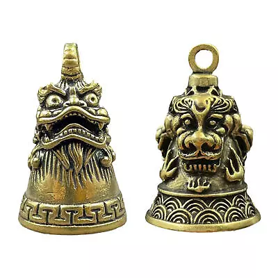 Guardian Bell Vintage Brass Motorcycle Biker Bell Motorcycle Bell Luck • $6.92