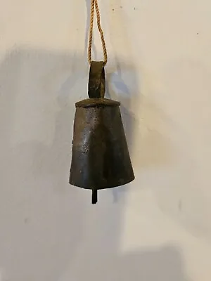 Vintage Hand Forged Steel Cow Farm Bell • $29.99