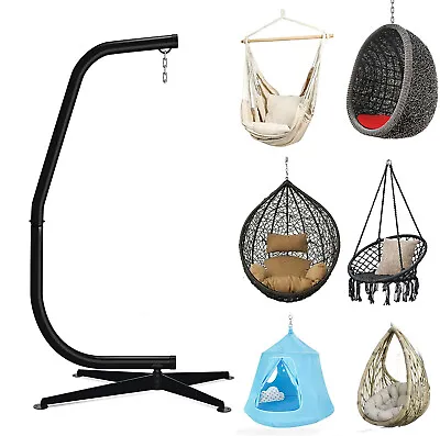 £95.91 • Buy Universal Egg Hanging Swing Chair Stand Hammock Frame Garden Furniture In & Out