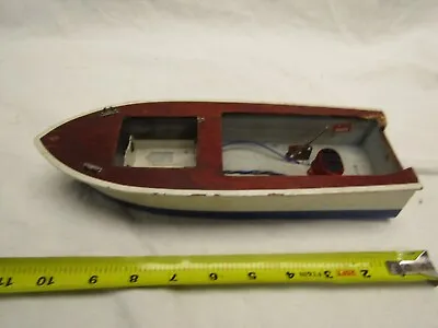 Vintage Wood Wooden Model Boat Ship Toy Battery Operated Made Japan Parts Repair • $24.87