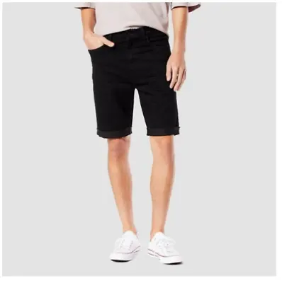 Denizen From Levi's Men's  Denim Slim Fit Jean Shorts 9  Black Size 28 30 • $16.98
