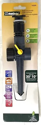 Melnor 15335 Multi-Adjustable Spike Sprinkler 30 Ft Water Flow Control • $12