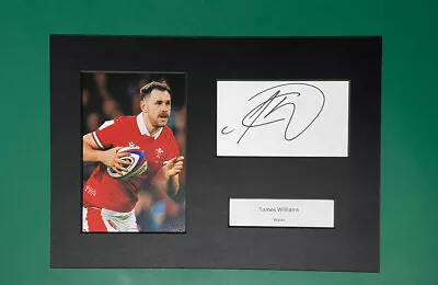 Tomos Williams - Wales Rugby Signed A4 Mount +coa • £24.99