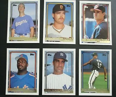 Six (6) 1992 Topps Gold  Winner  Cards Which Replaced Checklists In Regular Set • $4.95