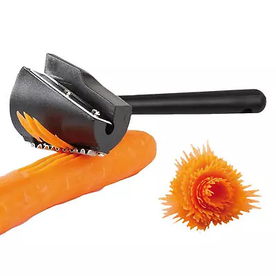 Spiral Vegetable FruitSlicer Carving Roll Cutter Peeler Kitchen Gadgets Tools • £7.88