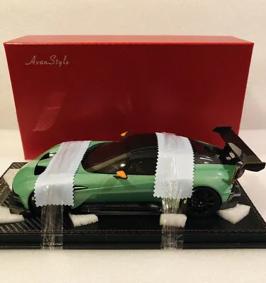 1/18 Frontiart Avanstyle Aston Martin Vulcan White With Carbon Fiber • $395