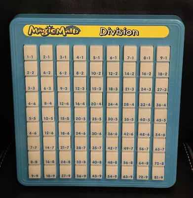 Magic Math Division Tables Vintage 1993 Educational And Fun! • $19.99