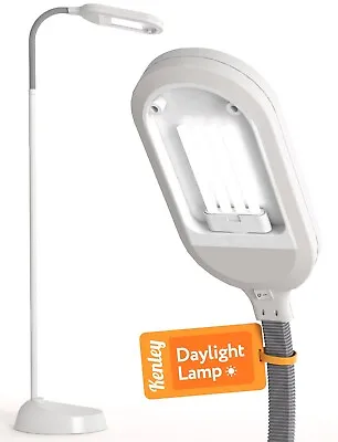 Daylight Floor Lamp Free Standing Light Reading Craft Bed Lamps Standard White • £49.89
