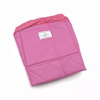 The Flat Lay Co. Pink Vegan Leather Makeup Bag & Mat - Imperfect Box • £17.56