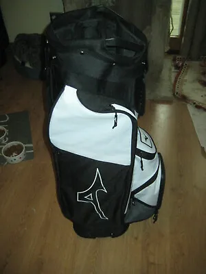 BRAND NEW Mizuno LW - C  Cart Bag  7 Way Top   Black / White • $190