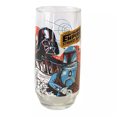 Star Wars-The Empire Strikes Back-Burger King Glass 1980-Darth Vader/Boba Fett • $32.99