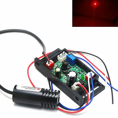 18x45mm 650nm 660nm 200mW Red Focus Dot 12V Laser Diode Module W/ TTL Driver Out • £15.54