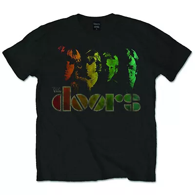 The Doors Rainbow Jim Morrison Rock Official Tee T-Shirt Mens Unisex • $41.79