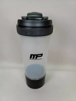 New Musclepharm Shaker Bottle Promo Swag 24oz  700ml With Powder Holder P1 • $29.99