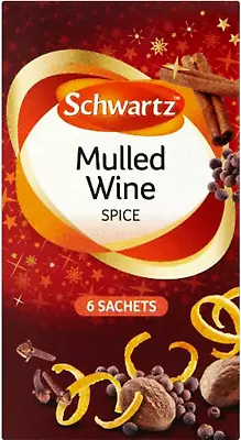 New For Mulled Wine Spice X 6 Packs Total 36 Sachets • £14.19