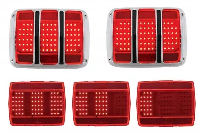 NEW! 1965 - 1966 Mustang LED Tail Lights Sequential Kit Bezels Gaskets Lenses • $159.95