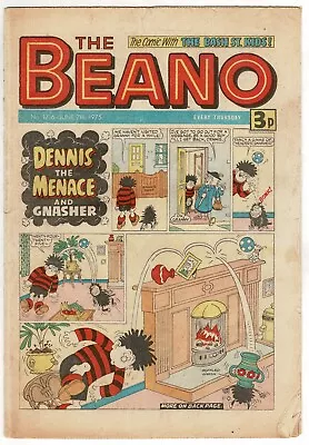 The Beano Comic #1716 7th June 1975 Dennis Menace Minnie Minx Roger Dodger • £1.25