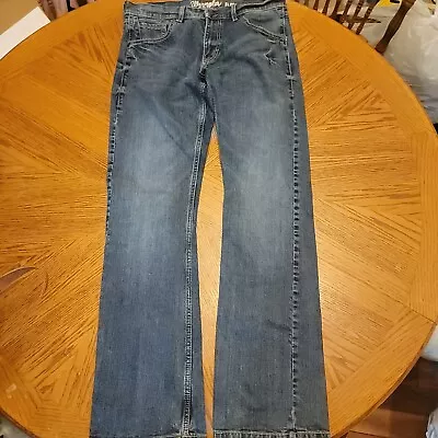 Men's WRANGLER Retro Slim Boot Cut Jeans WLT77LY Size 32 X 34 • $25
