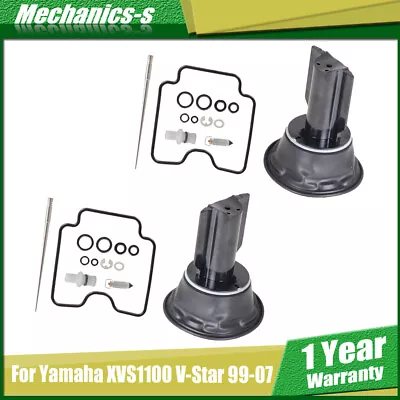 $13.81 • Buy Fit For Yamaha XVS1100 1999-2007 V-Star XVS 1100 Carburetor Repair Kit Diaphragm