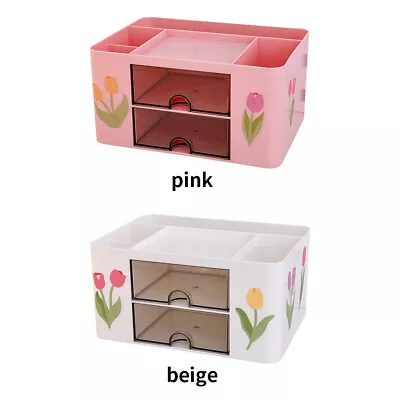 Divided Compartments BurrPen With Drawer Office Supplies Desk Organizer PS • $23.60