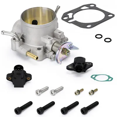 Throttle Body 70mm W/ TPS & MAP Sensor For Honda Civic Integra B/D/F/H B18C B16A • $51.39