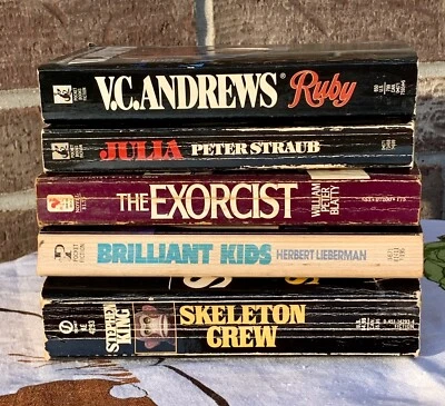 $20.40 • Buy Lot Of 5 Great Horror Pbs From Hell Blatty, Lieberman, King, Straub, V.C Andrews