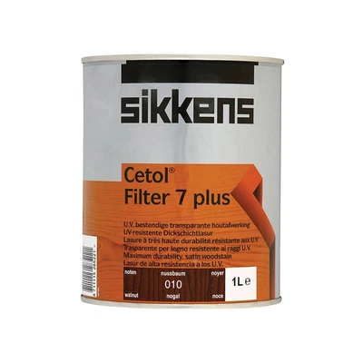 £44.76 • Buy Sikkens     Cetol Filter 7 Plus Translucent Woodstain Walnut 1 Litre