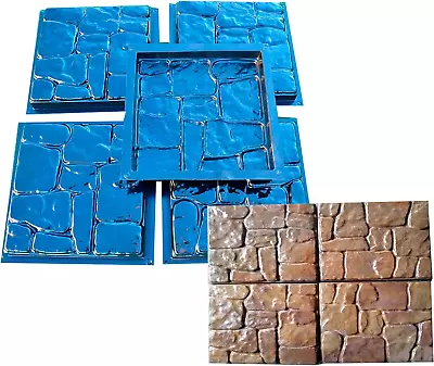 Concrete Mold DIY Flagstone Durable Mold Pavers Stone Patio Casting Path Pavers  • $88.05